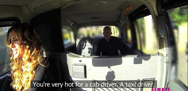  Female Fake Taxi Sexy driver loves a hard cock